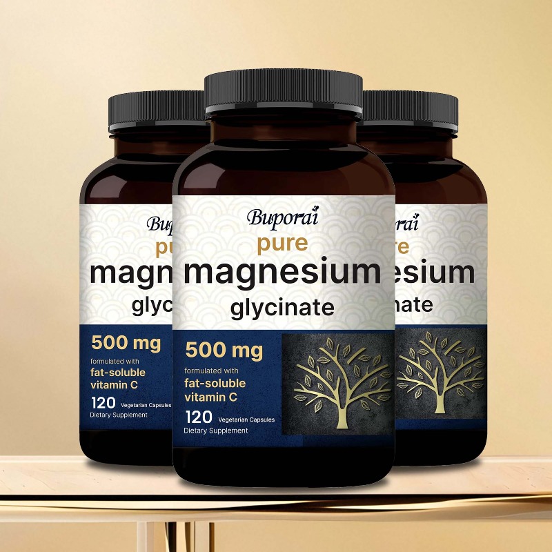 Magnesium Glycinate Capsule - كبسولات جليسينات المغنيسيوم 500 ملغ -
