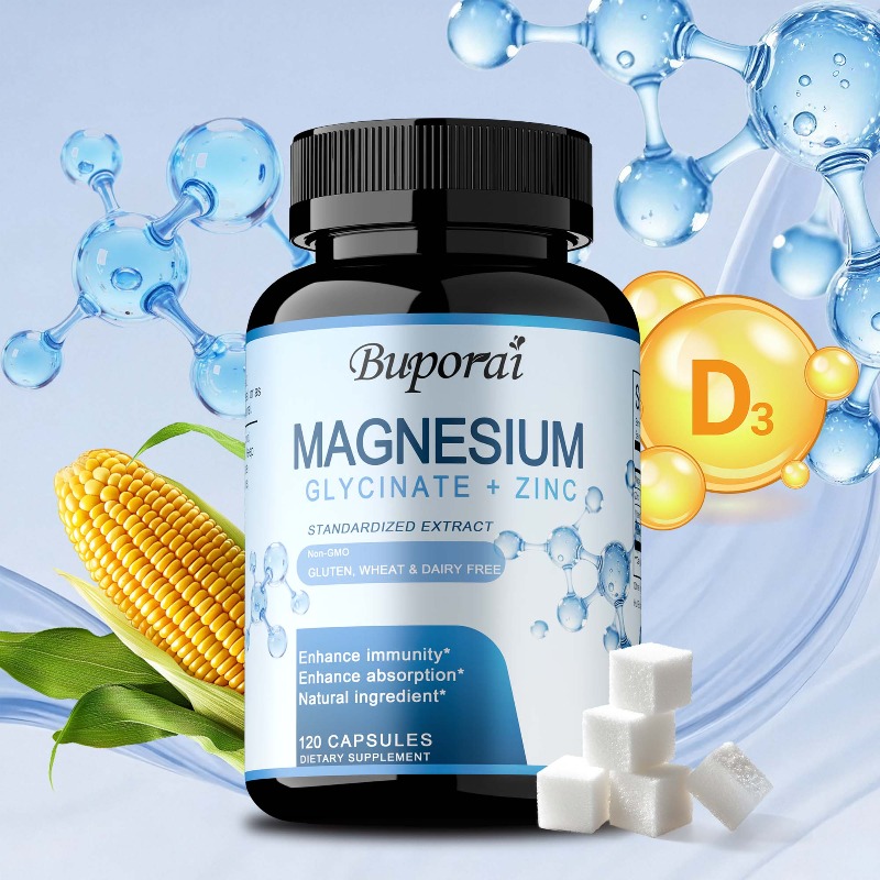Magnesium Glycinate Capsule - مكمل غذائي من جليسينات المغنيسيوم والزنك