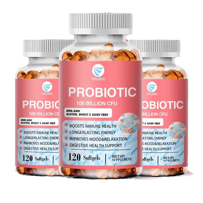 Probiotic 60 Billion - كبسولات البروبيوتيك العضوية، مكمل غذائي لتوازن