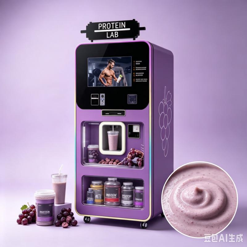 Nutrition Fitness Equipment - ماكينة بيع مشروبات البروتين المخصصة مع