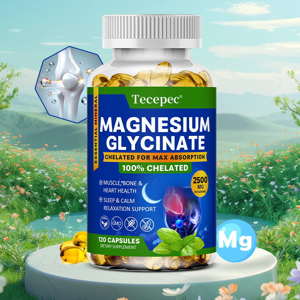 Magnesium Glycinate Capsule - كبسولات جليسينات المغنيسيوم 2500 مجم -