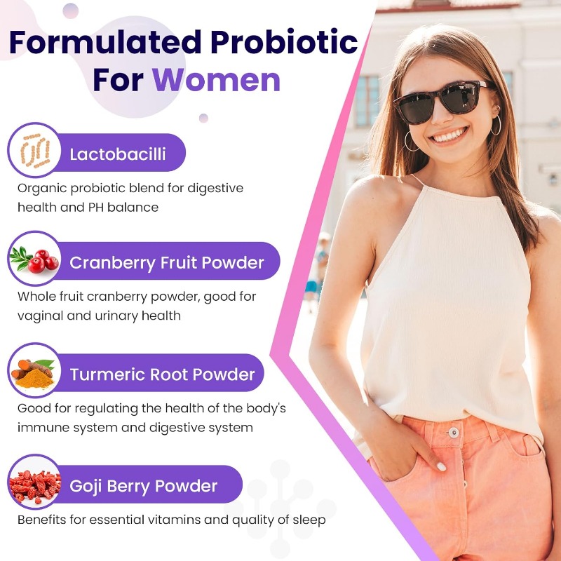 البروبيوتيك المهبلي الأنثوي -  - مراجعة Probiotic 60 Billion وسعره