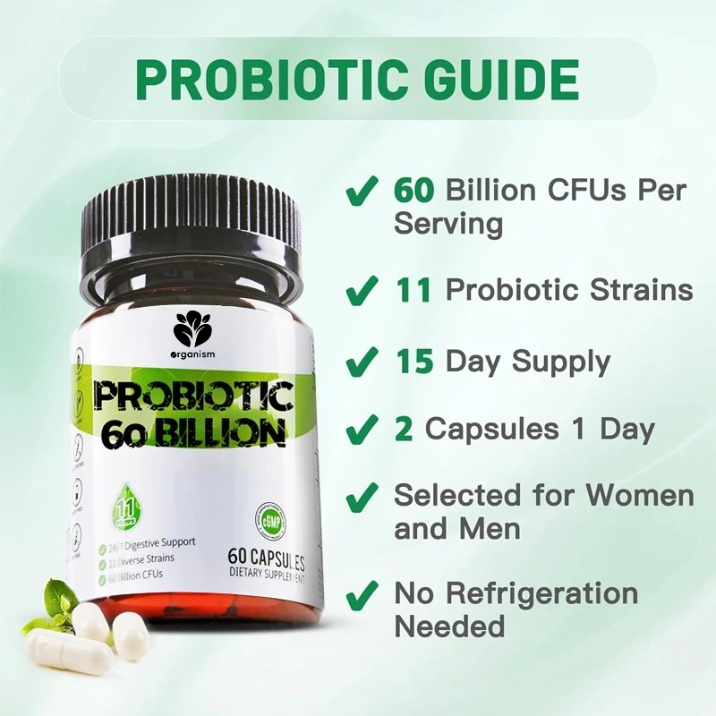 60 مليار وحدة مستعمرة من البرو - مراجعة Probiotic 60 Billion وسعره