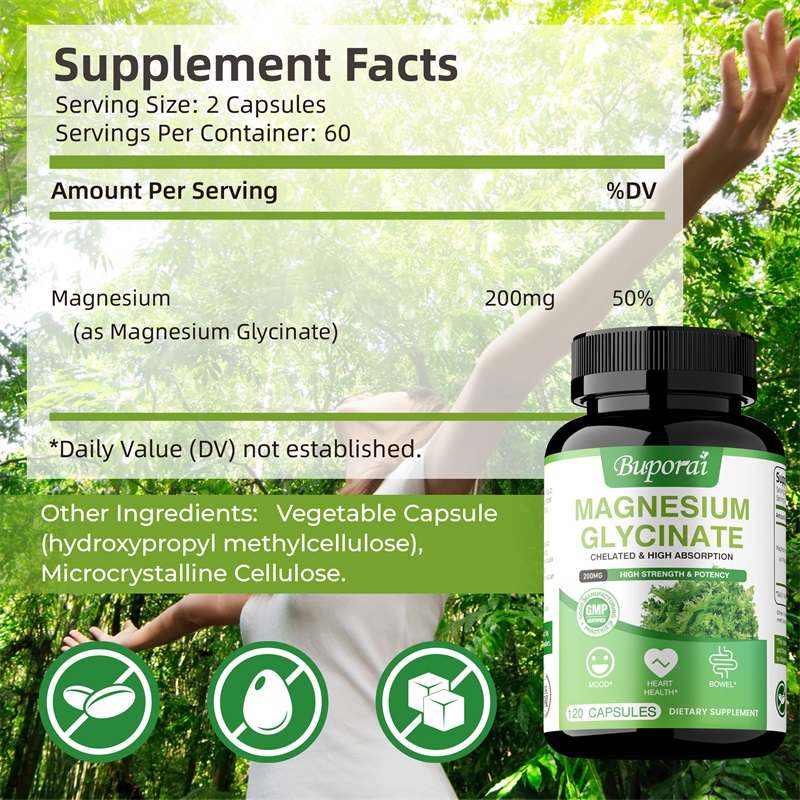 جليسينات المغنيسيوم - يساعد عل - مراجعة Magnesium Glycinate Capsule وسعره