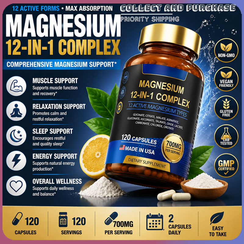 مكمل غذائي نباتي خالٍ من الغلو - مراجعة Magnesium Glycinate Capsule وسعره