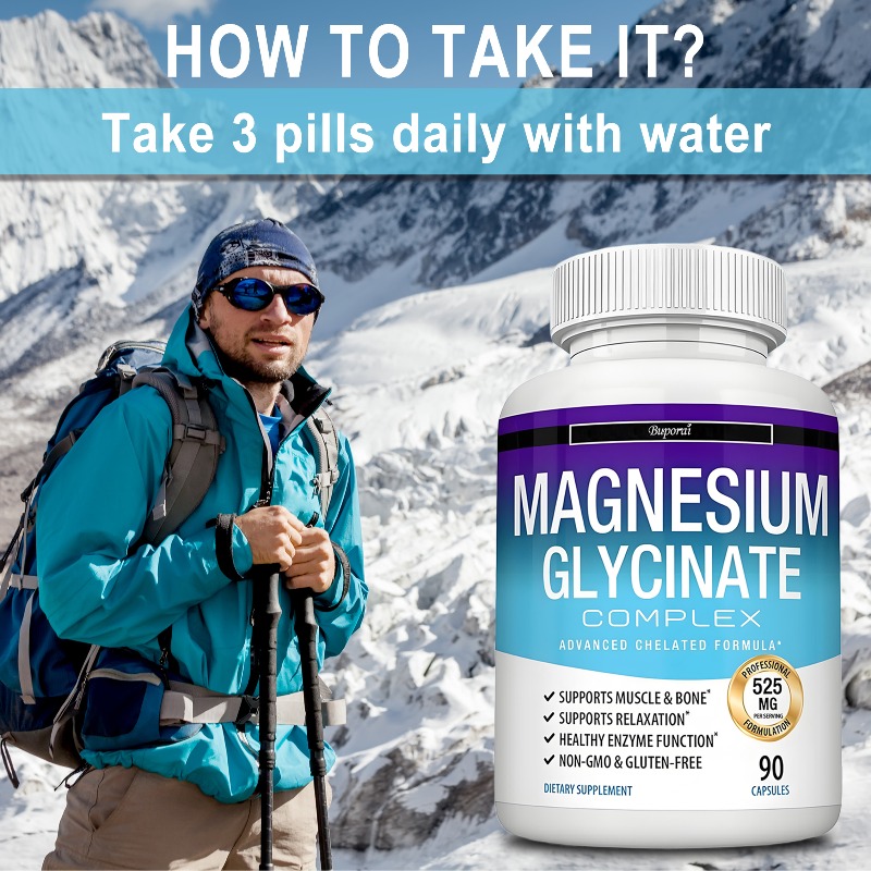مغنيسيوم جليسينات 525 ملغ - يد - مراجعة Magnesium Glycinate Capsule وسعره