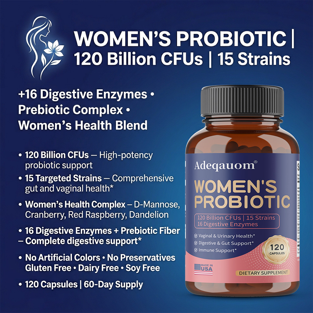 كبسولات البروبيوتيك للنساء 120 - مراجعة Probiotic 60 Billion وسعره