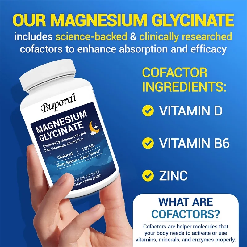 المغنيسيوم جليسينات 120 ملغ كب - مراجعة Magnesium Glycinate Capsule وسعره
