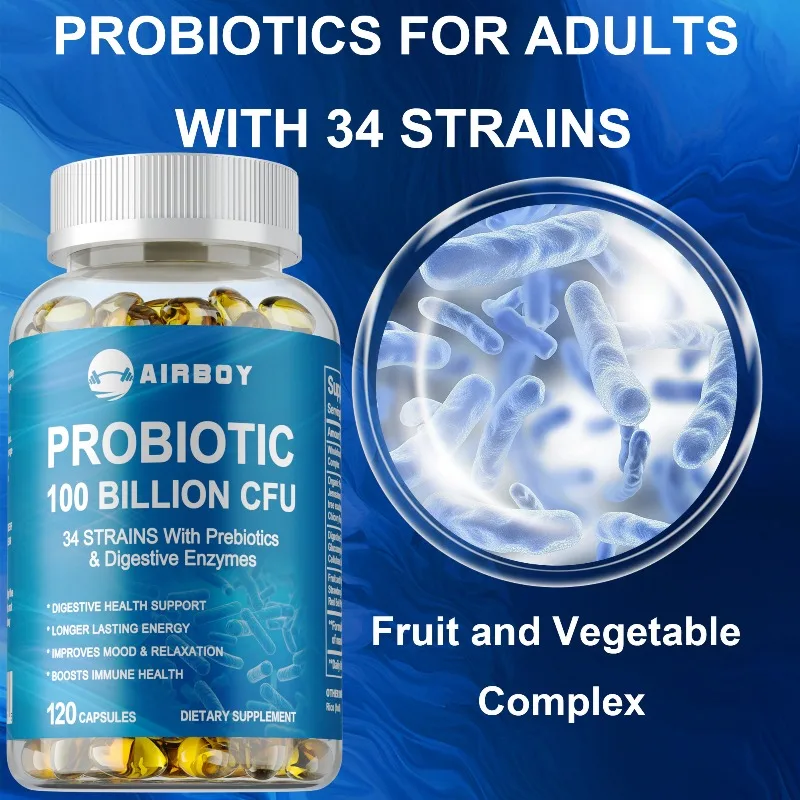 بروبيوتيك 100 مليار CFU - تواز - مراجعة Probiotic 60 Billion وسعره