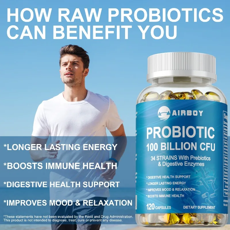 بروبيوتيك 100 مليار CFU - تواز - مراجعة Probiotic 60 Billion وسعره