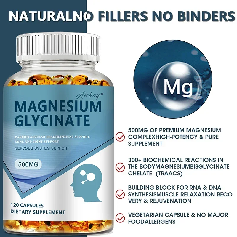 جليسينات المغنيسيوم - تحسين ال - مراجعة Magnesium Glycinate Capsule وسعره