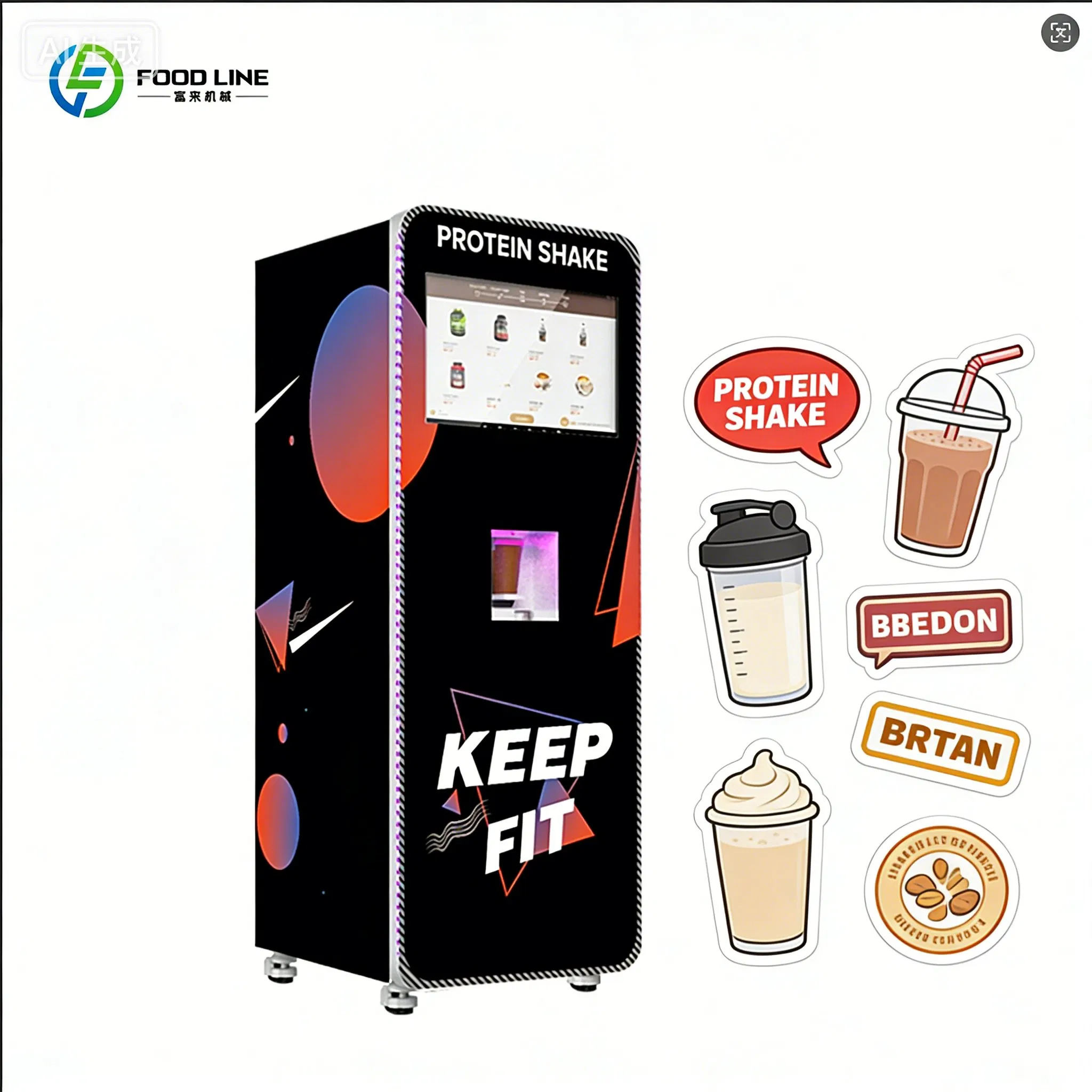آلة بيع مغذية ذاتية التشغيل با - مراجعة Nutrition Fitness Equipment وسعره