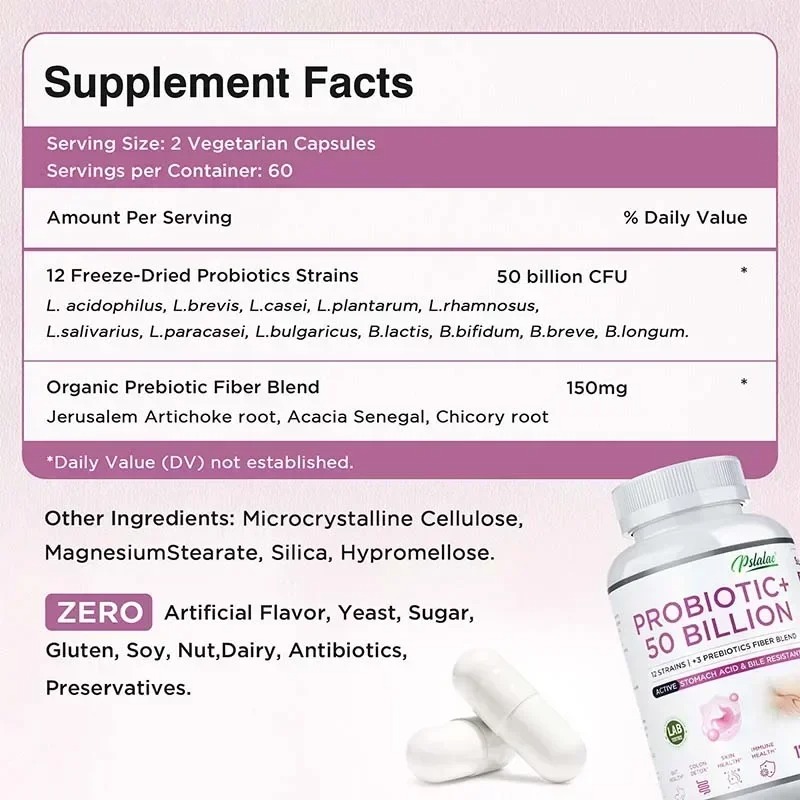 بروبيوتيك 50 مليار - يعزز امتص - مراجعة Probiotic 60 Billion وسعره