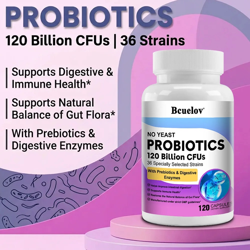 كبسولات البروبيوتيك العضوية مع - مراجعة Probiotic 60 Billion وسعره