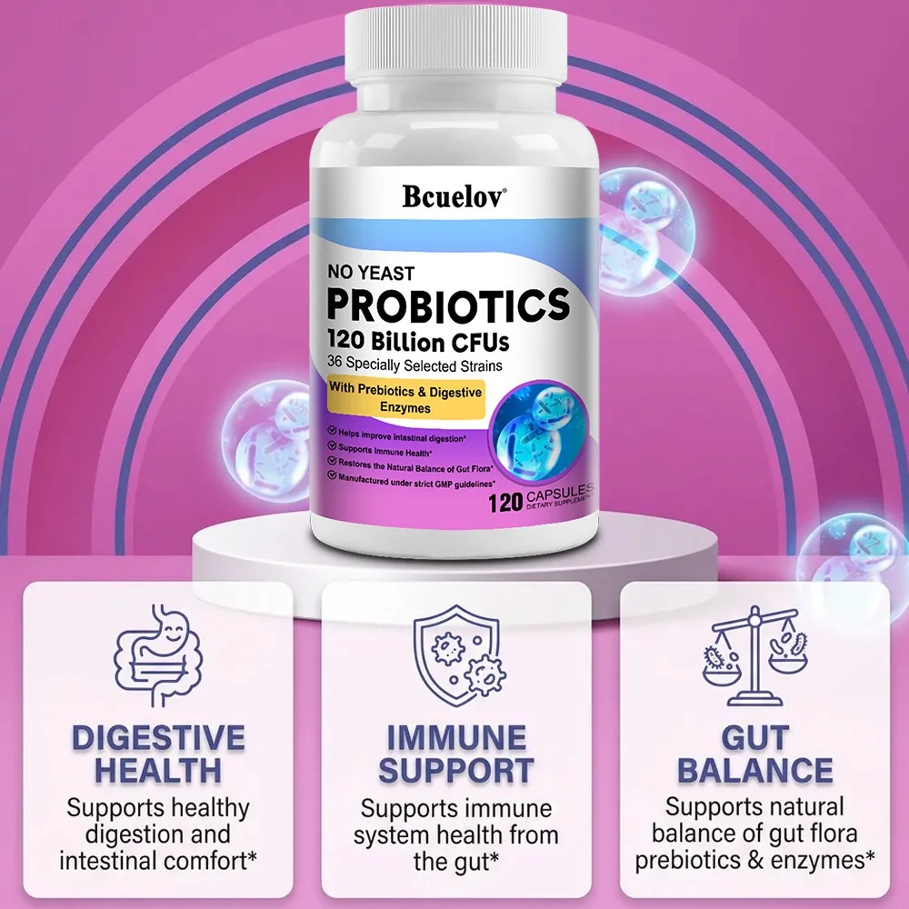 كبسولات البروبيوتيك العضوية مع - مراجعة Probiotic 60 Billion وسعره
