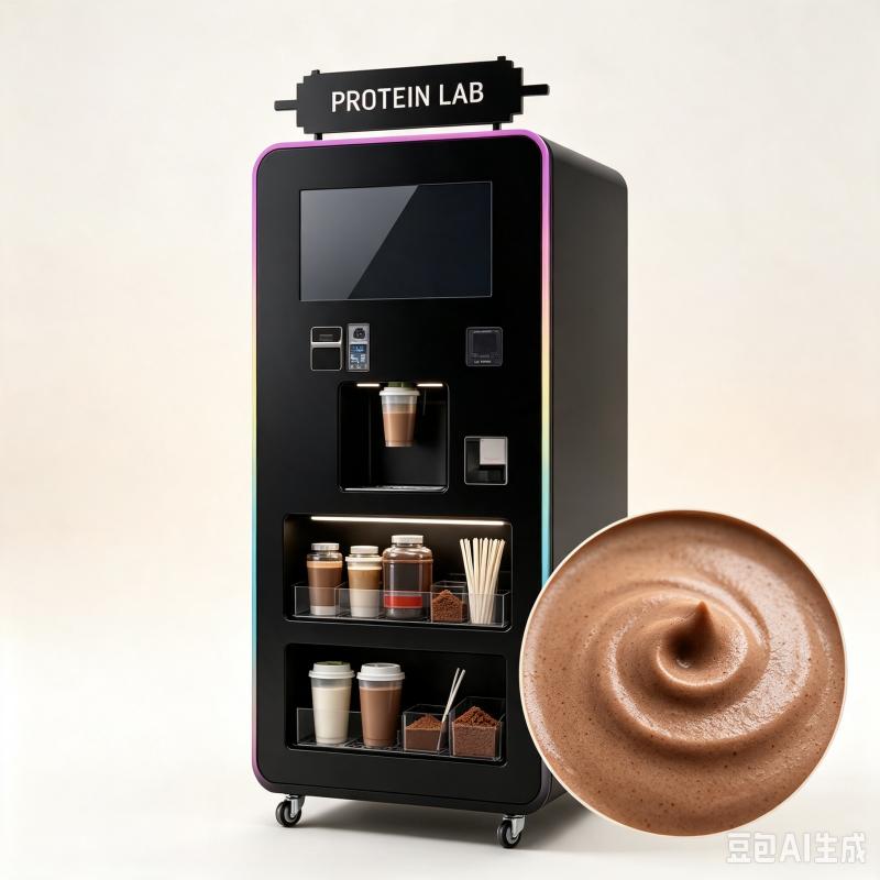 ماكينة بيع مشروبات البروتين ال - مراجعة Nutrition Fitness Equipment وسعره