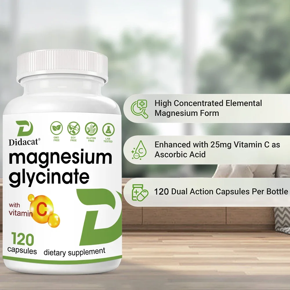 غليسينات المغنيسيوم ، ملغم ، ك - مراجعة Magnesium Glycinate Capsule وسعره