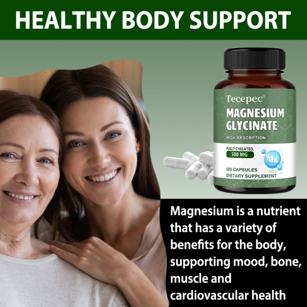 مكمل غذائي من جليسينات المغنيس - مراجعة Magnesium Glycinate Capsule وسعره